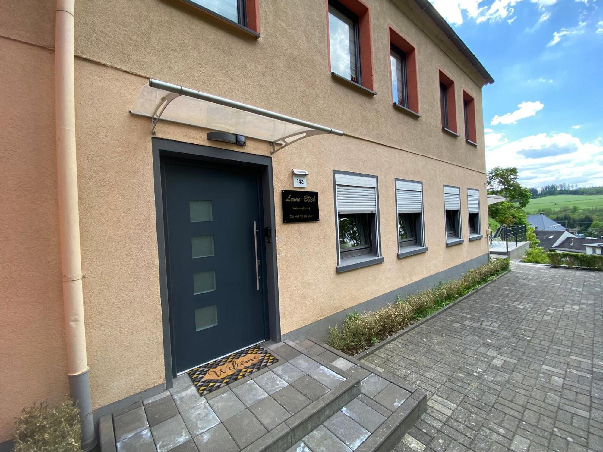 Lenne-Blick Ferienwohnung Finnentrop Bagian luar foto
